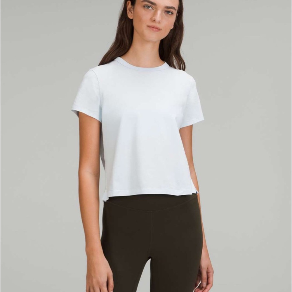 Lululemon Classic-Fit Cotton-Blend T-Shirt
Powder Blue